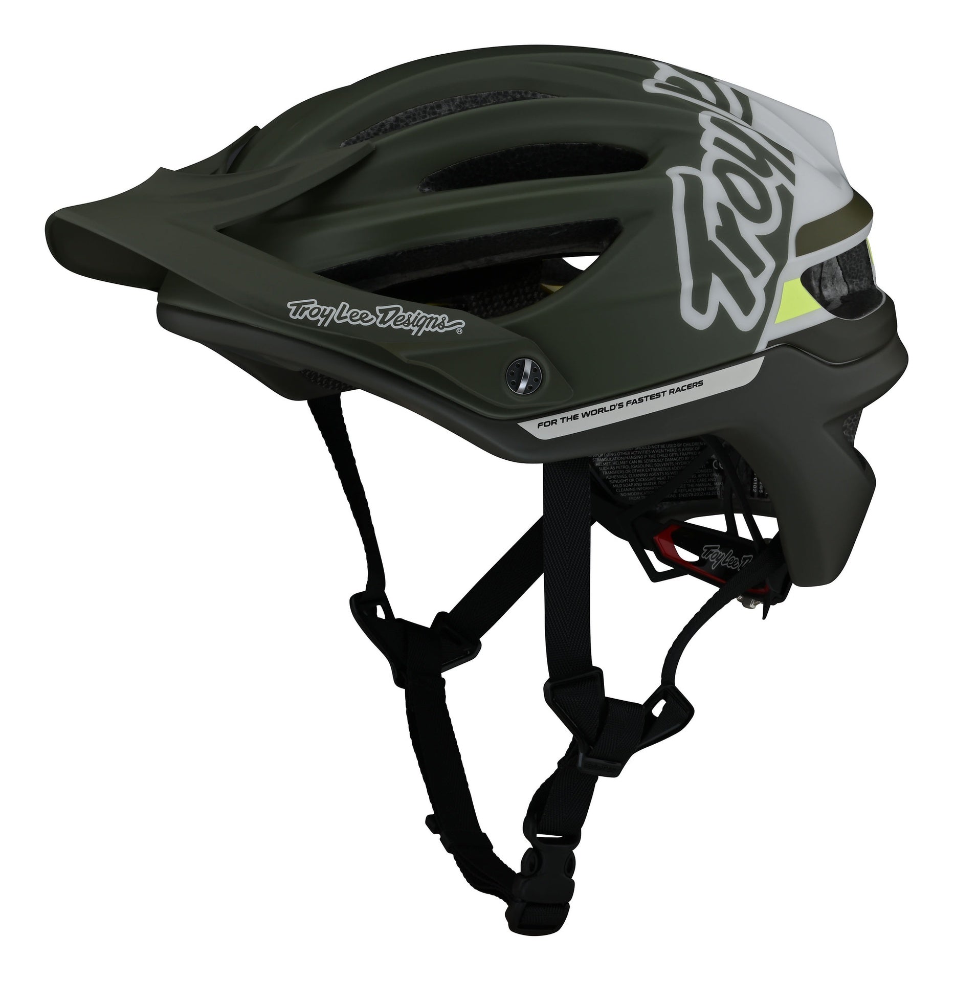 Casco Troy Lee Designs A2 con Mips Silhouette Green